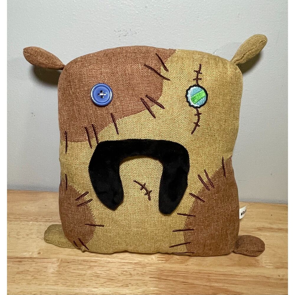 The Mystery Shack Monster Plush Pillow 12" Halloween Creepy Cute Patchwork